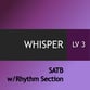 Whisper SATB choral sheet music cover